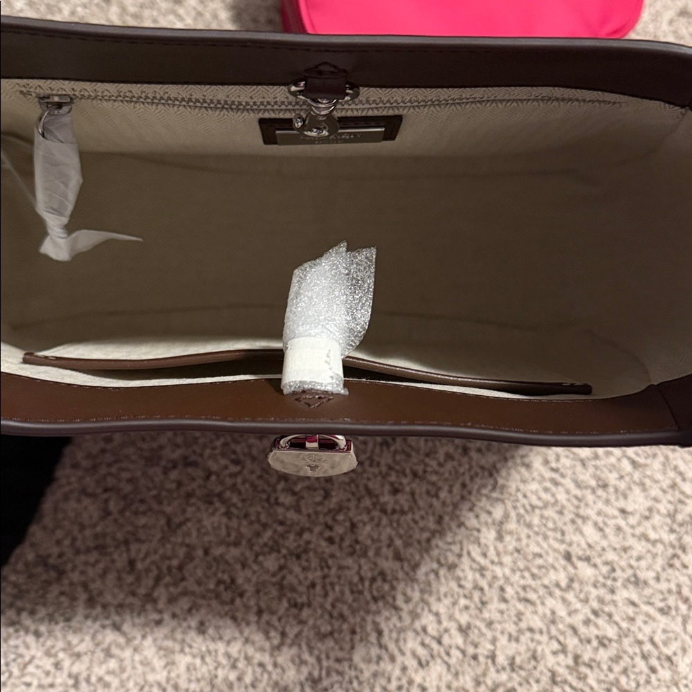 Ralph lauren Large Tanner bag in brown leather - Picture 7 of 7